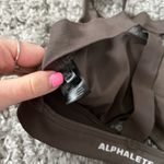 Alphalete  cross back black sport bra size medium Photo 2