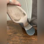 Miu Miu Rare HTF  Silver Lurex Knit Tech Fabric Glitter Heels Booties Size 38 US8 Photo 4