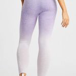 AYBL Pulse Seamless Purple Lilac Ombre Running Gym Workout Leggings Size Medium Photo 3