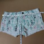 American Eagle Outfitters Stretch Aztec Raw Hem Shorts 6 Boho Southwestern Indie Photo 5