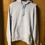 Solid blue fleece lined hoodie nwt Size XS Photo 0