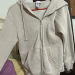 If It Were Me Beige Zip-Up Photo 0