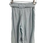 Indigo Rein Blue Tencel Paperbag Waist Cuffed Pants Size XS Photo 3