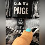 Paige Rosie HW Women’s Poppy Leopard Slim Crop Flare High Rise Jeans Photo 7
