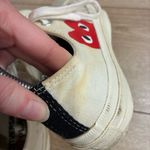 Converse  x Comme Des Garcons PLAY Cream Low Top Sneakers Size 5 Men’s/Women’s 7 Photo 11