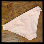 No Boundaries Set of 2  Peach & White Swimsuit Bottom - Size Medium. ***refer to measurements. Never warn & excellent condition. Measurements approximately 14” from hip not fully stretched out from elastic band x 9”. Non-smoking home. priced to sell at as is condition. Don’t like my price, make reasonable offer! And thank you for checking my closet. Photo 3