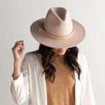 Gigi Pip Shiloh Fedora in Summer Blush Hat Bohemian western Pink Photo 9