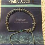 Ocean Fashion NWT 40cean Limited edition Sea Blue & Grey Bracelet Photo 0