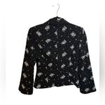 Cinq A Sept Stardust Onyx Floral Blazer Black Size 2 Photo 1