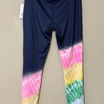 Crown & Ivy  women’s size medium navy rainbow tie dye lounge leggings skinny fit Photo 3
