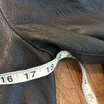 Nine West Vintage 100% genuine leather zip front jacket M Photo 6