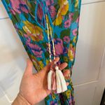 Anthropologie Lilka Dinan Halter Floral Dress Handkerchief Hem Fairy core whimsy Photo 8