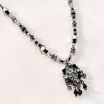 Victorian enamel style necklace Silver Photo 4