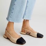 Sam Edelman  Kara Cap-Toe Slingback Flats Photo 0