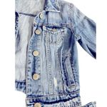 American Eagle  AE Blue
Denim Jean Jacket Womens
XS Distressed Classic Y2K Photo 6