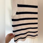 ZARA ‎ Women’s Short Sleeve Striped Sweater Shirt Size L Photo 8