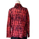 ZARA NWT KNIT TIE-DYE SWEATER - BLACK ORANGE Wool Blend TurtleNeck Photo 5