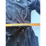 Calvin Klein Black Blouson Sleeve Belted Ankle Length Crewneck Jumpsuit Office 4 Photo 6