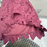 Free People X Saylor Jessa Floral Mini Party Dress crochet floral Sz S Photo 14