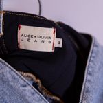 Alice + Olivia  Carli Spaghetti Strap Tank Cotton Denim Mini Dress Rockstar 2  Photo 1