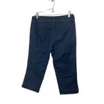 Ralph Lauren LRL Petite Dark Rinse Sailor Flap Front Cropped Denim Jeans 6P Photo 6