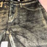 Kancan metallic gold/silver sheen skinny jeans size 7/27 Black Photo 1