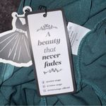 Retro Stage New w Tags Floral Green Holiday Christmas Jumpsuit Womens Small Photo 8