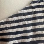COS  Black & White Striped Long Sleeve Top Size Small Photo 3