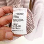 American Eagle  Soft & Sexy Striped Bell Sleeve Top Pink White Cottage Stretch XS Photo 4