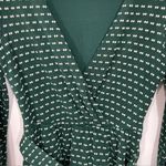 Maeve Anthropologie Malta Dress Size XS Green Mini Faux Wrap Belted Tie Photo 6