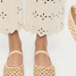 Loeffler Randall  | Leonie Natural Crochet Ballet Flat Photo 0