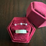 Women’s Stainless Steel Silver Stackable Rings 2 Pack Set Size 7 Photo 0