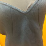 EXPRESS  Teal Blue Mesh Top Ribbed Sweetheart Sweater Top Size XL Photo 1