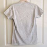 Gray “Blessed” Floral Cotton Graphic T Photo 1