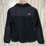 The North Face  Black Fleece Zip Jacket Blue Logo Womens Size Small Photo 5