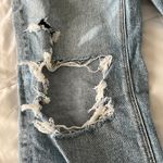 American Eagle curvy 90s high rise straight distressed jeans Photo 8