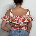 Anthropologie Love the Label Imogene Ruffle Top Sz S Photo 9