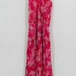 Ramy Brook Alexa Metallic Floral Blouson Midi Dress Rose Pink Women's Small NEW Photo 2