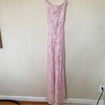 House Of CB ‎ XS D-DD  'Seren' Soft Pink Floral Lace Back Maxi Dress NWOT size XS Photo 3