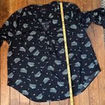 Torrid Pixar Disney Toy Story Black Aliens 3/4 sleeve women’s Harper Blouse Photo 7