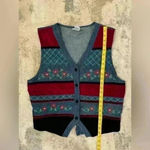 Women’s Napa Valley Denim Vest Blue Size L Photo 1