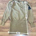Retrofête  DARCY TERRY Caramel Mini SWEATSHIRT DRESS size M Photo 5