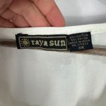 Raya Sun  Embroidered Shift Dress Womens 3X Ivory Boho Cottage Hippie Earthy Photo 1