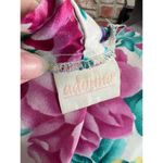 Adonna robe satin floral purple teal pink Photo 12