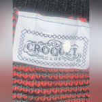 Vintage 80s Croquet Club Women’s Christmas Poinsettia Sweater Medium EUC Black Photo 1