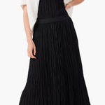 Nic+Zoe  Crinkle‎ Crush Midi Skirt Black XXL Photo 0