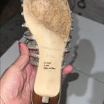 Donald J. Pliner Women's Silver Slide Sandals Platino metallic 6.5 kitten heel Photo 9