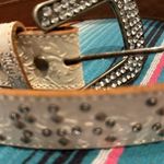 Miss Me  leather embellished belt XL Photo 1