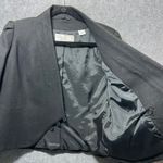 Vintage 80s European Connection Wool Blend Shawl Collar Cropped Blazer L Black‎ Black Size undefined Photo 6