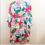 ZARA TRF Tropical Floral Kimono Asymmetrical Photo 2